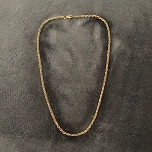 24k Gold Plated Rope Chain